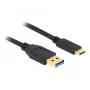 USB-kabel DeLOCK SuperSpeed USB 3.2 Gen 2 Type-A naar Type-C 3 m