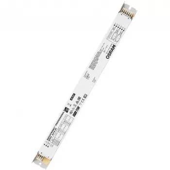 Ballast/LED-driver Osram QTP5 2X14…35, levensduur 100000 h, ingang 198–264 V, 50/60 Hz, 24 A, -20–50 °C, 30×360×21 mm