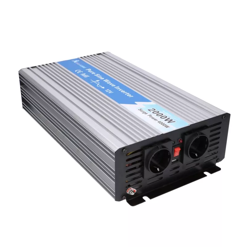 Extralink OPIP-2000W | spanningsomvormer | auto 12V, 2000W zuivere sinusgolf