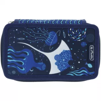 Herlitz TriCase Deep Ocean 31 stuks blauw polyester 190x70x115 mm