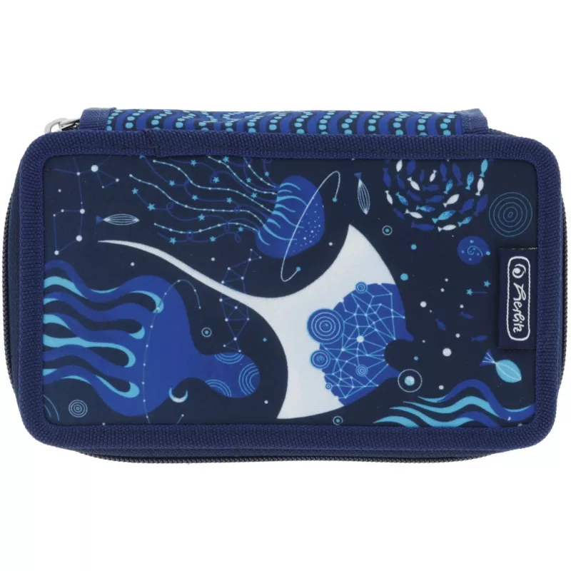 Herlitz TriCase Deep Ocean 31 stuks blauw polyester 190x70x115 mm