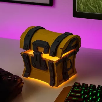 Tafellamp Paladone Fortnite Chest Light – thematische LED-noviteitenlamp