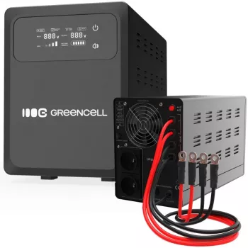 Uninterruptible power supply UPS Green Cell UPSLPPC1200 2 kVA 1200 W