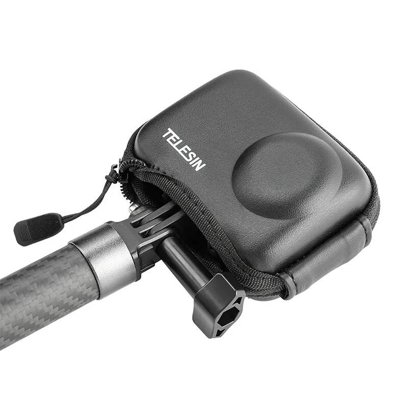 Telesin draagtas voor DJI Action 3/4/5 Pro camera — compact ontwerp, duurzaam materiaal