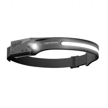 Esperanza EOT067 zaklamp zwart, hoofdlamp LED