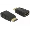 Adapter HDMI (stekker) > HDMI (bus), EDID-emulator (zwart)