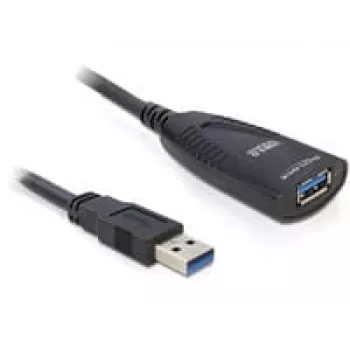 USB-kabel DeLOCK 83089 USB 3.0 5m zwart
