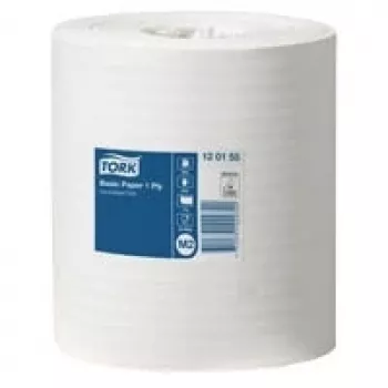 Papieren handdoekjes Tork 120155 wit 300 m