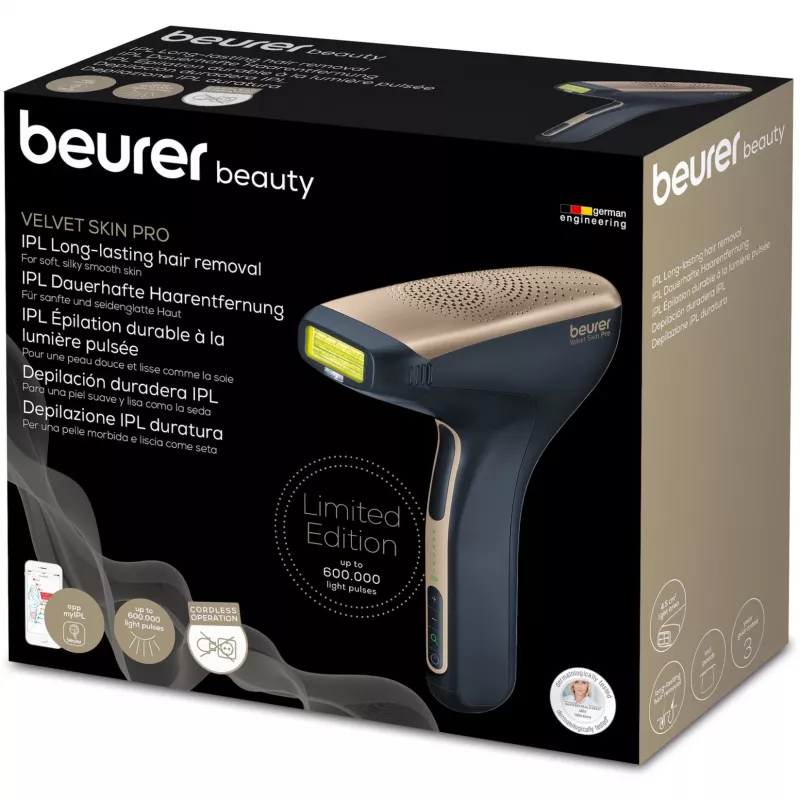 IPL 8800 VELVET SKIN PRO, ontharingsapparaat goud