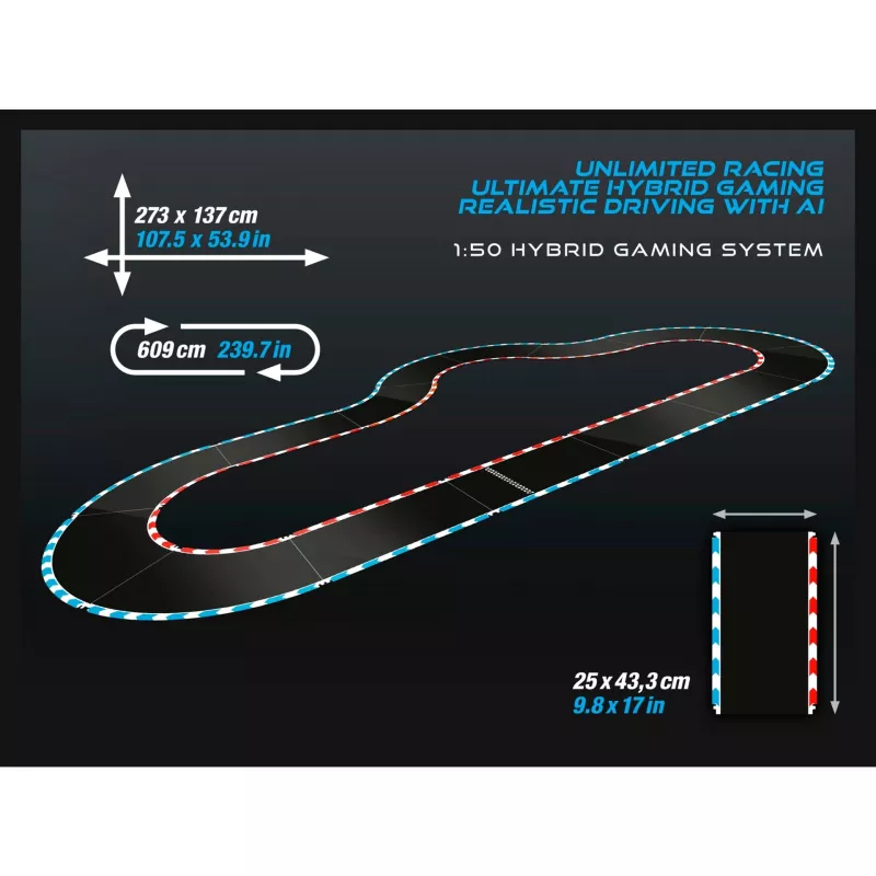 Racevoertuig & banenset Carrera 50050002 zwart blauw geel 12+