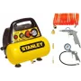 OLIEVRIJE compressor 6L+perslucht-kit Stanley
