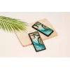 Hoesje iKins voor Samsung Galaxy Note 20 Ultra — aqua-agaatdesign