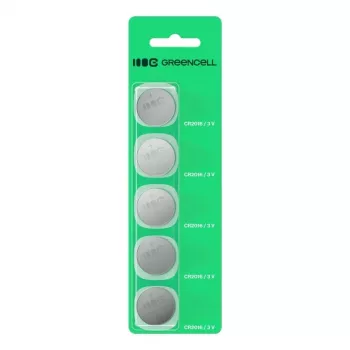 Knoopcel lithiumbatterij Green Cell CR2016 3V – 5-pack