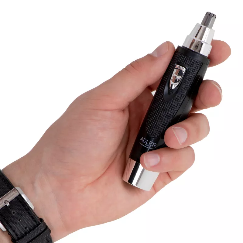 Precisietrimmer Adler AD 2911 — oor- en neustrimmer, zwart, 45 g