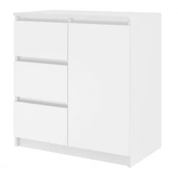 Ladekast Top E Shop Topeshop 1D3S BIEL KPL — wit, spaanplaat corpus, 3 laden