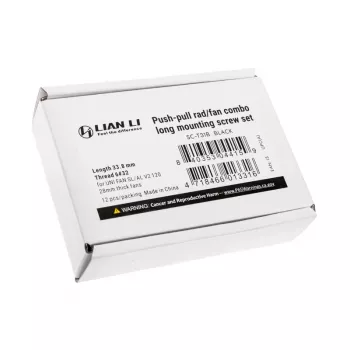 Schroeven Lian Li SC-T31B — set met 12 montageschroeven voor pc-componenten