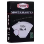 Koffiefilter MOCCAMASTER 85022 — papieren filter, wit, 100-pack