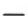 Patchpaneel LANBERG PPU5-1048-B 1U, 48 poorten Cat5e, zwart, 445×102×44,5 mm