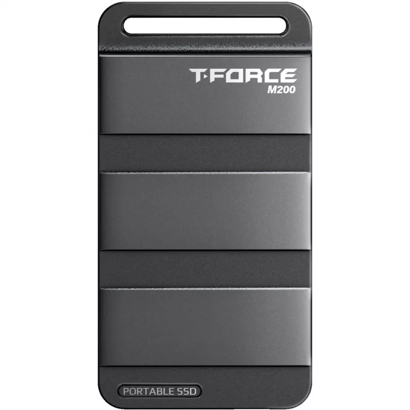Team Group T-FORCE M200 - 1000 GB - USB Type-C - USB 3.2 Gen 2x2 - 2000 MB/s - 20 Gbit/s - Zwart