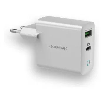 RealPower Oplader PC-65 GaN 65W