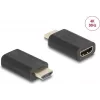 HDMI-adapter DeLOCK 64325 zwart aansluiting 1 HDMI aansluiting 2 HDMI