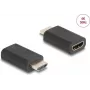 Delock 64325 HDMI 4K EDID-emulator voor surroundgeluid, zwart