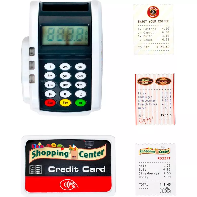 POS-terminal met licht & geluid, rollenspeelgoed