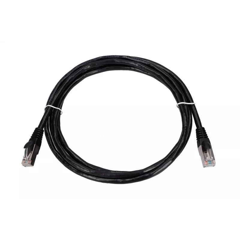 Netwerkkabel Extralink LAN patchkabel Cat.5e RJ-45 2 m zwart