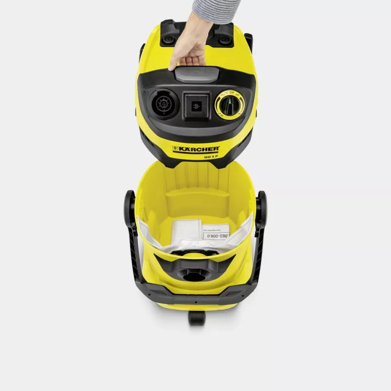 Karcher filterzakken voor MV4 20L nat- en droogzuiger, 4 stuks