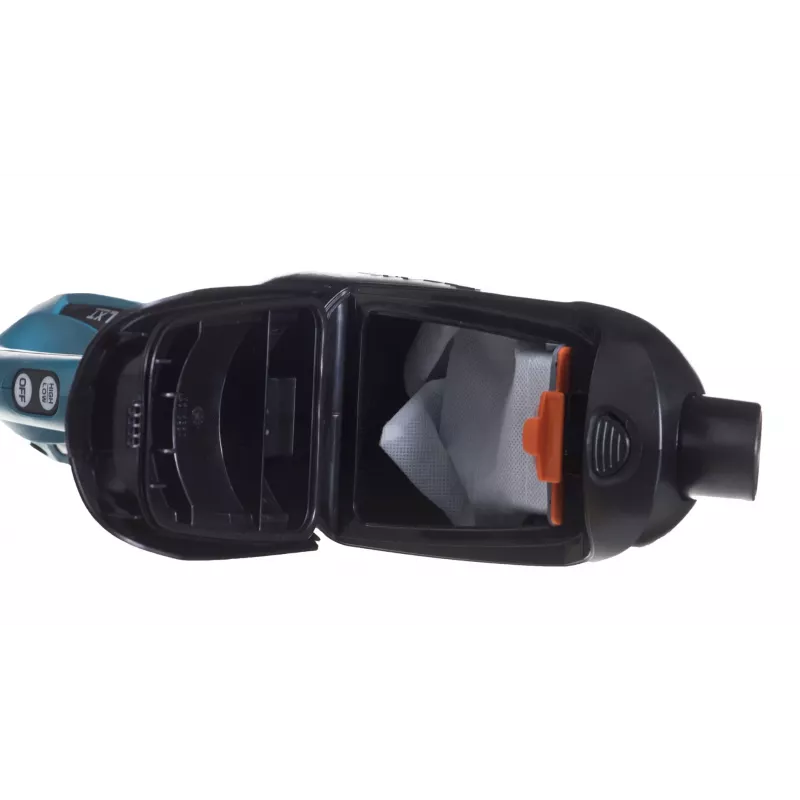 Makita DCL182ZB handstofzuiger zwart, turquoise stofzak (zonder accu)