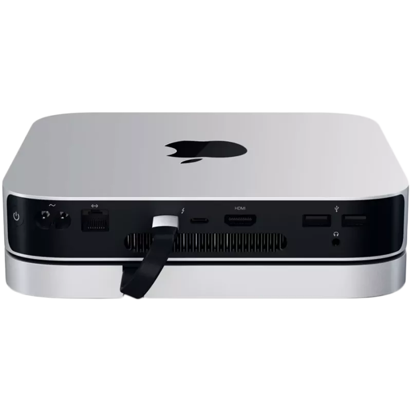 Satechi USB Type-C aluminium standaard en hub voor Apple Mac mini (zilver)