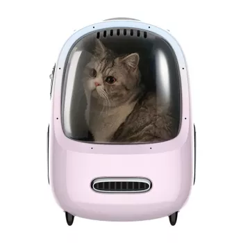Slimme kattenvervoerbox PetKit roze