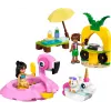 Constructiespeelgoed LEGO Friends set 42658 poolparty met eenhoorn en flamingo, figuren en accessoires
