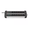 Verlengsnoer Brennenstuhl 1391000912 3m 12 stopcontacten binnen zwart wit