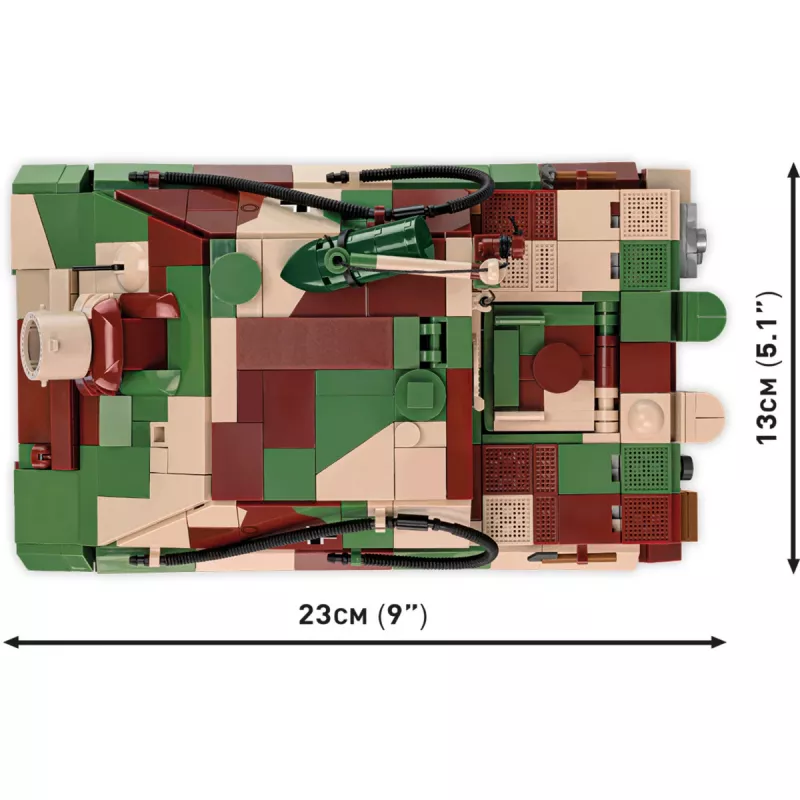 Bouwset Cobi 38 cm Sturmmörser Sturmtiger 1100 onderdelen