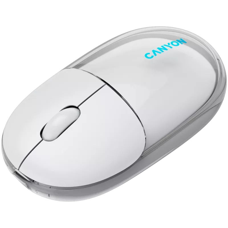 CANYON muis OnClick 24 BT/ draadloos transparant/wit