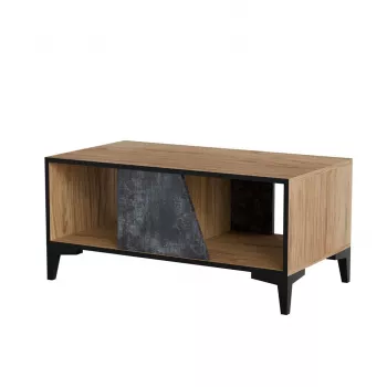 Cama salontafel OVO 90x50xH39 eiken/beton