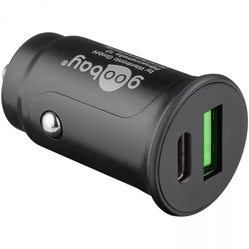 Goobay 59521 mobiele oplader universeel zwart sigarettenaansteker snelopladen auto