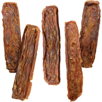 Hondensnack Vitakraft Pure Beef Strips 80 g – enkelvoudig ingrediënt rund, graanvrij, glutenvrij, geschikt voor alle rassen