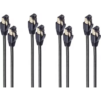 shiverpeaks ®-BASIC-S--patchkabel Cat. 8.1 F/FTP PIMF LSZH zwart 1,5 m -- VE4 (BS08-41155-4)