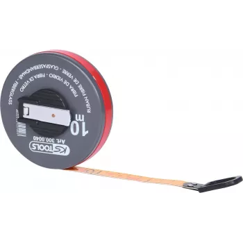 Meetlint ks tools 300.0040 — 10 m kunststofband, intrekbare behuizing