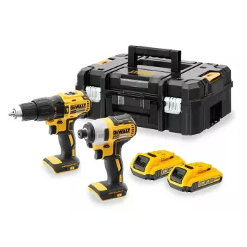 DeWALT DCK2060D2T-QW power-schroevendraaier/slagschroevendraaier geel
