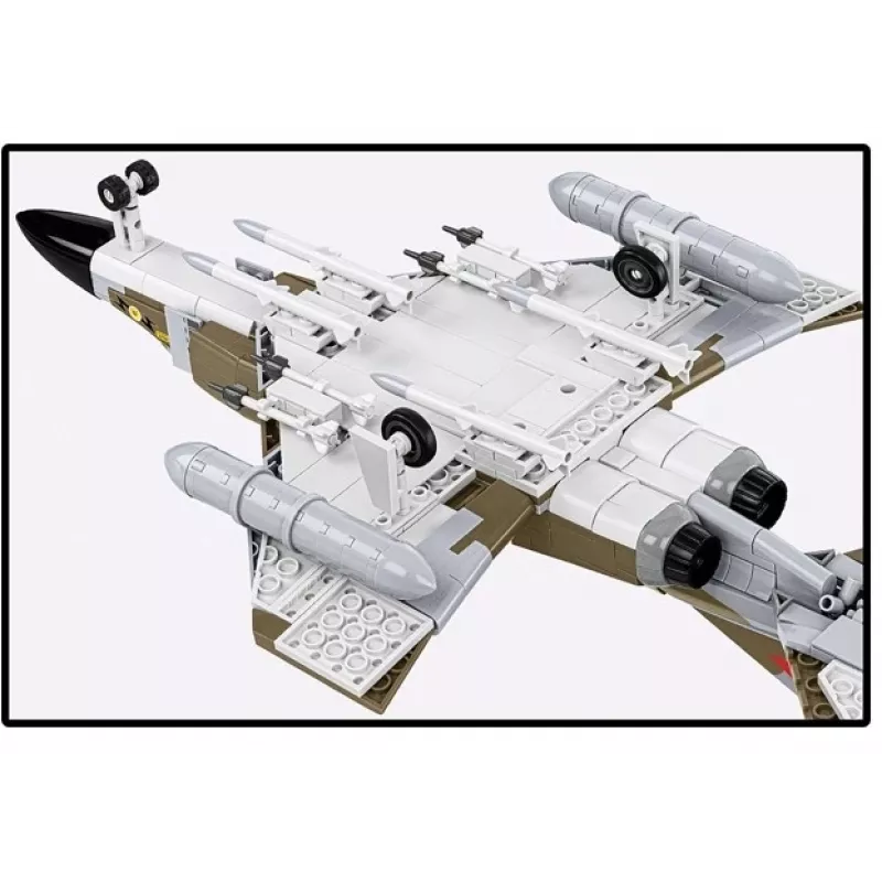 Cobi Blocks F-4M Phantom II militair vliegtuigmodel, 728-delige constructieset