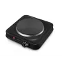 Gesloten kookplaat ESPERANZA ST. HELENS 1 zone, draaiknop, 1×1000 W, 15,5 cm, tafelmodel, zwart