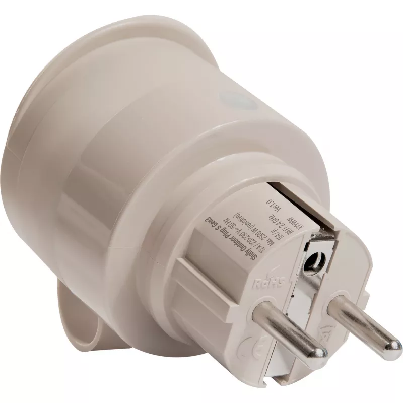 Shelly Outdoor Plug S Gen3 slimme stekker mokka
