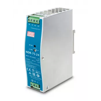 Voeding PLANET PWR-75-24 75 W blauw grijs
