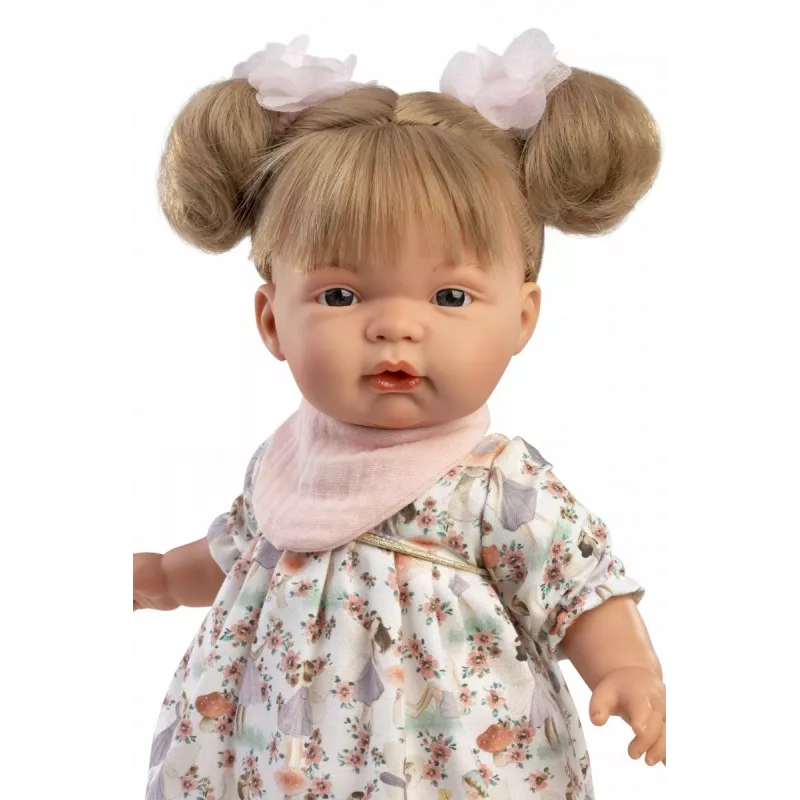 Pop Llorens Joelle, 38 cm huilende pop met realistische kenmerken en zachte lichaam