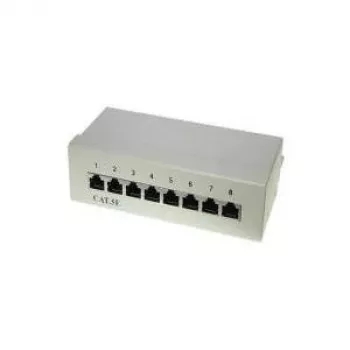 Patchpanel S/CONN 75058 mini Cat5e grijs