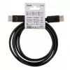 DisplayPort-kabel SAVIO CL-136, DisplayPort stekker–stekker, 2 m, DP 1.2, vergulde contacten, zwart