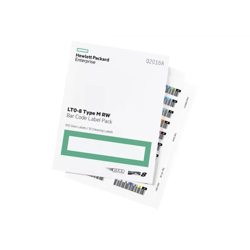 Hewlett Packard Enterprise HPE LTO-8 Ultrium RW barcode label pack - barcode-etiketten (Q2015A)